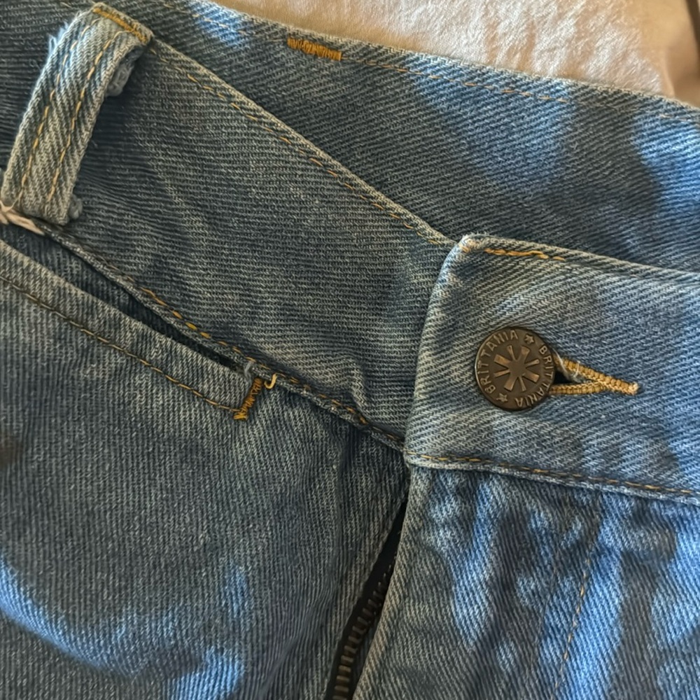 Vintage patchwork bell bottom pants 70s Brittania flared jeans
